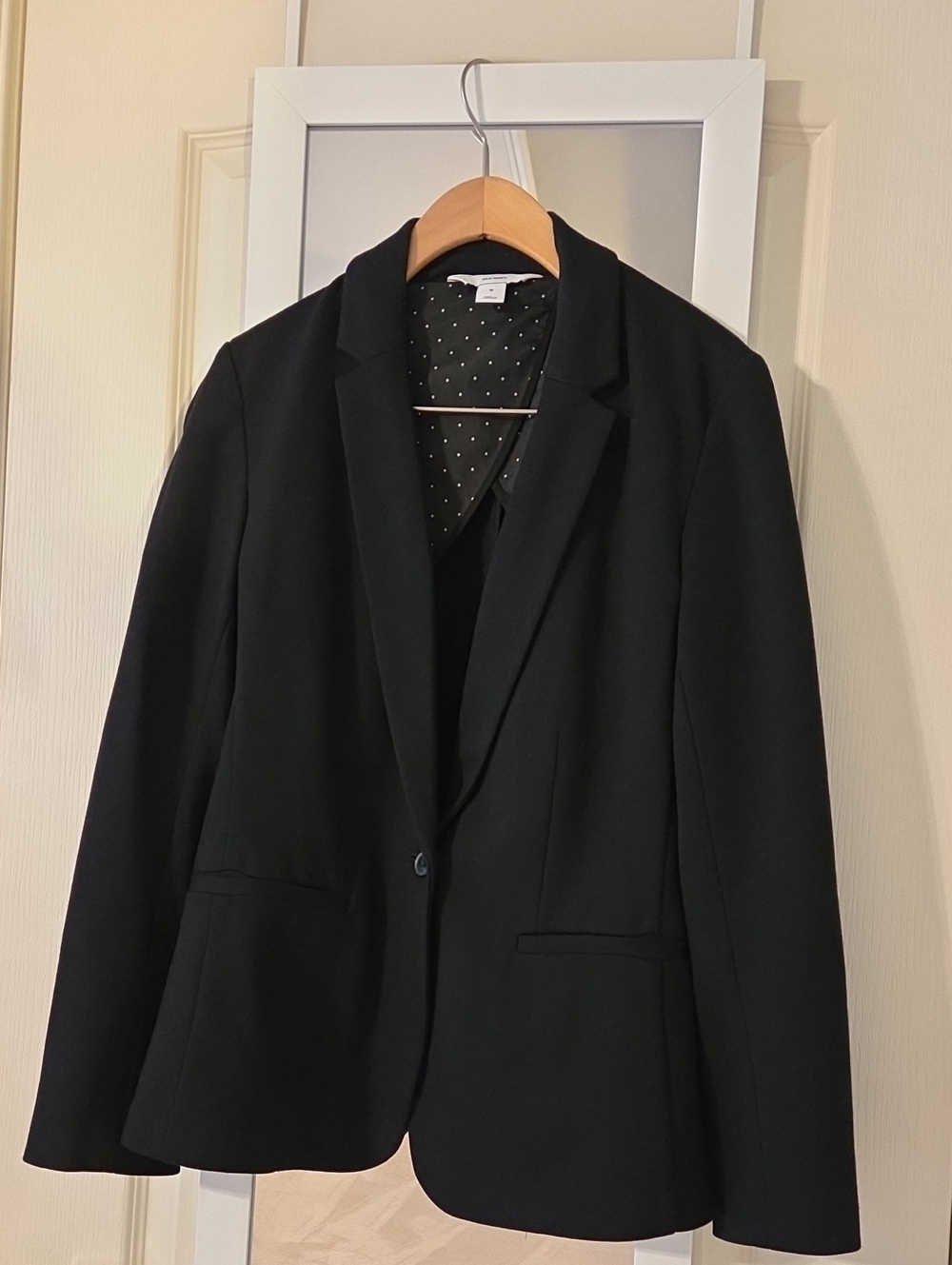 Old Navy Black Single-Button Notch Lapel Blazer